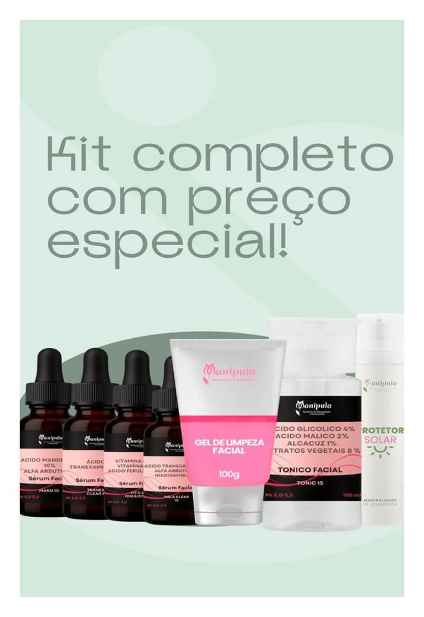 Manipula Kit Clareamento Avançado Skinlab - Quero Clarear Minha Pele!