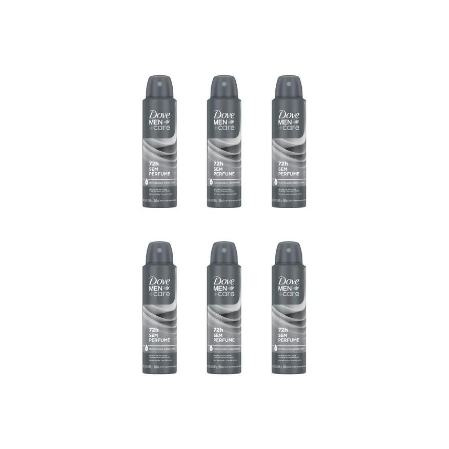 Dove Desodorante Aero 150ml Masc sem Perfume - Kit C/ 6Un