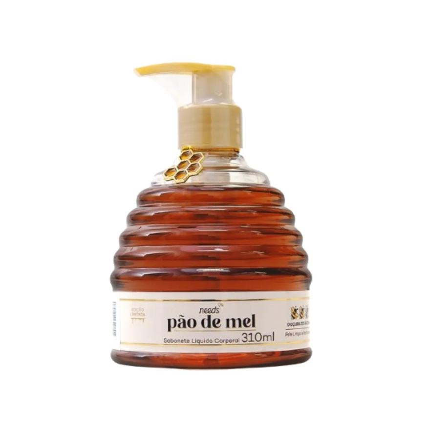 Needs Sabonete Líquido Corporal Pão de Mel 310ml