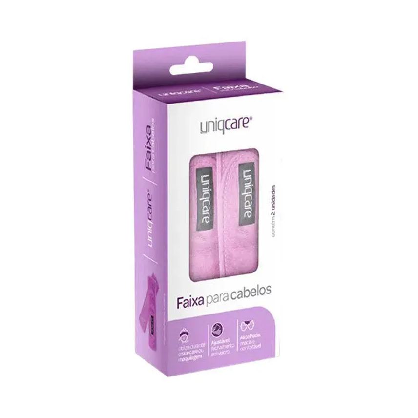 Uniqmed Faixa para Cabelos Uniqcare Contém 2 Unidades