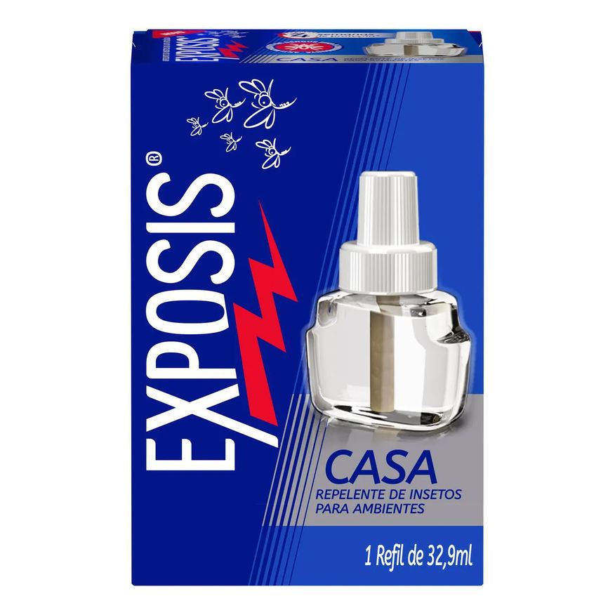 Repelente Refil Elétrico Líquido Exposis Casa 32,9ml