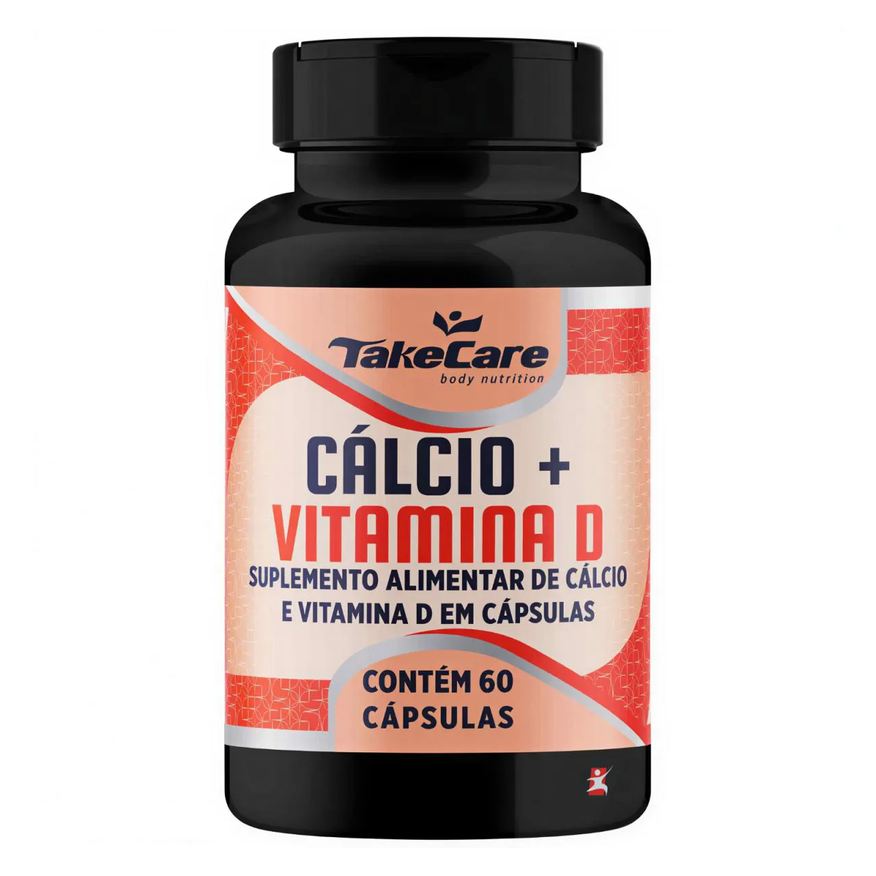 Take Care Calcio + Vitamina D 2 ao Dia 60 Capsulas