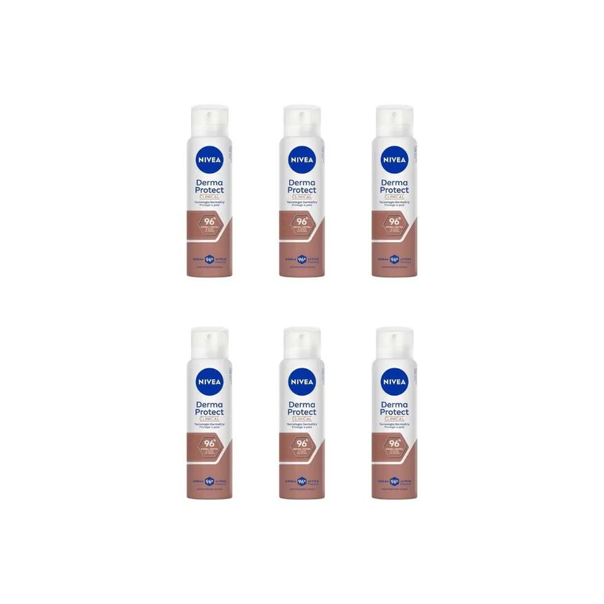 Nivea Desodorante Aero 150ml Fem Clinical Derma Protect-6Un
