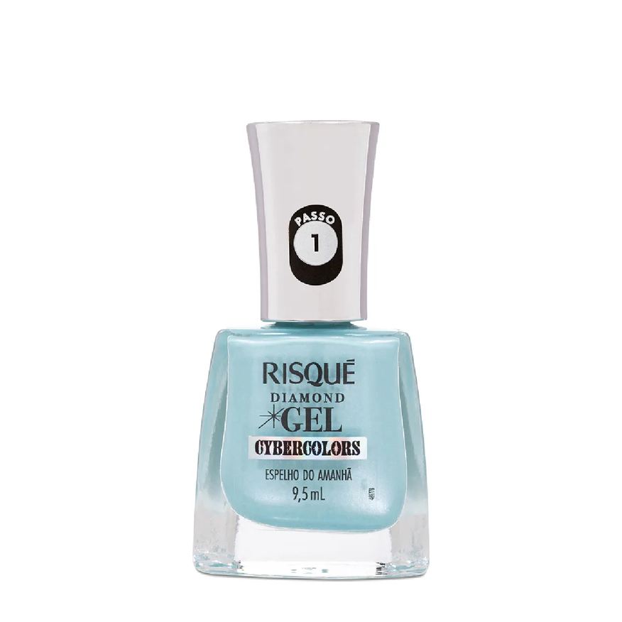 Risqué Esmalte Gel Diamond Cybercolors 9,5ml - Espelho do Amanhã