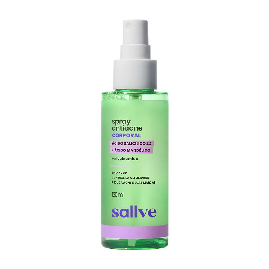 Sallve Spray Corporal Antiacne com Niacinamida 120ml