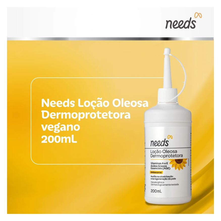 Needs Loção Oleosa Dermoprotetora 200ml