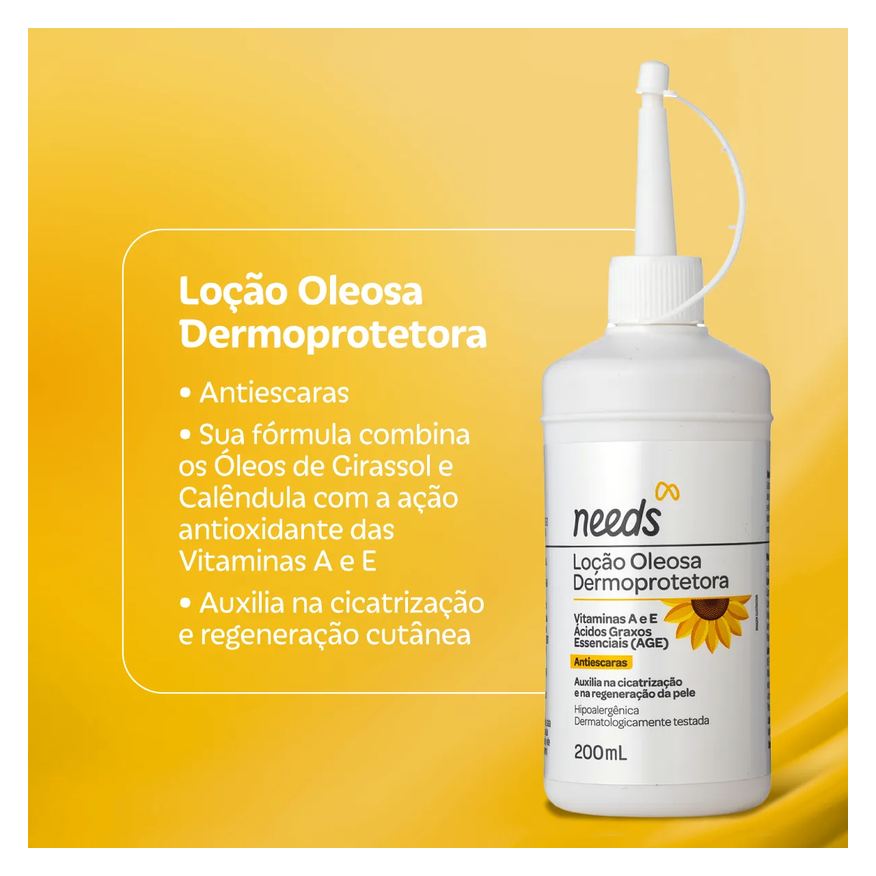 Needs Loção Oleosa Dermoprotetora 200ml