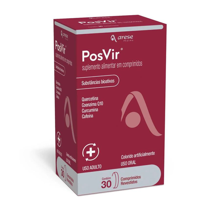 Arese Suplemento Alimentar PosVir 30 comprimidos revestidos