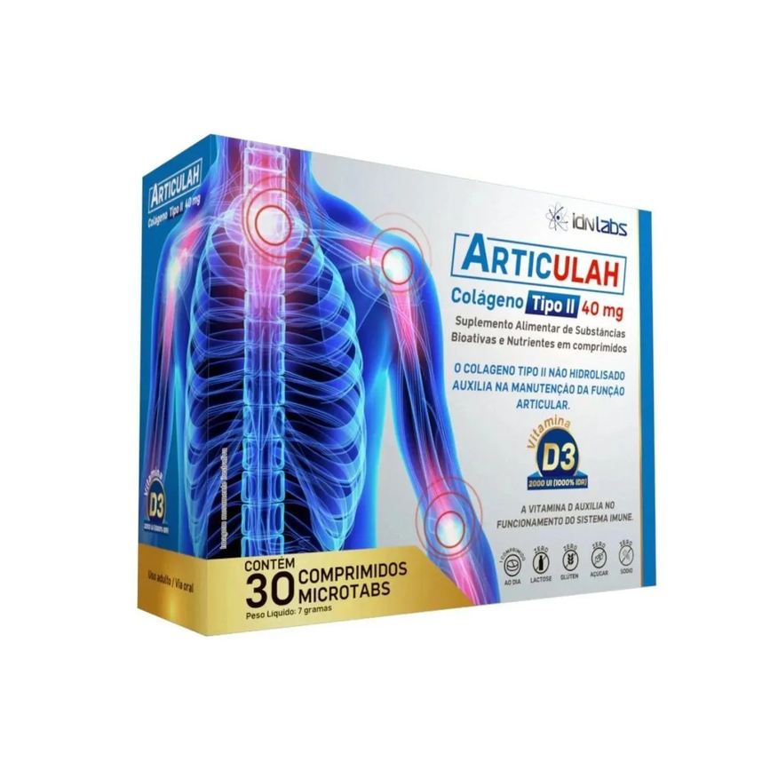 Idn Labs Articulah Colágeno Tipo Ii - 30 Comprimidos