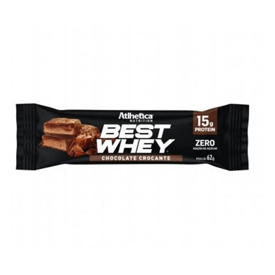 Atlhetica Nutrition Barra Proteica Best Whey - 1 Barra 49g Chocolate Crocante