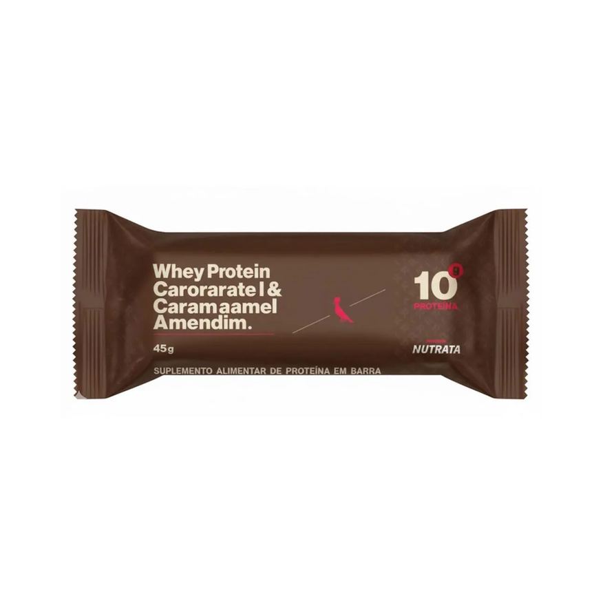 Nutrata Barra Proteica Reserva - 1 Unidade 45g Caramel e Amendoim