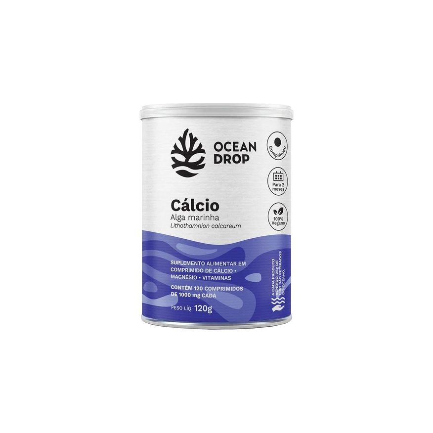 Ocean Drop Cálcio de Algas Marinhas - 120 Tablets