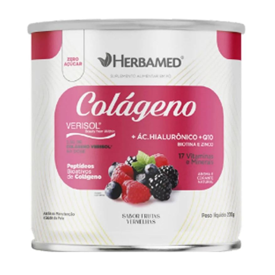 Herbamed Colágeno Verisol - 200g Frutas Vermelhas