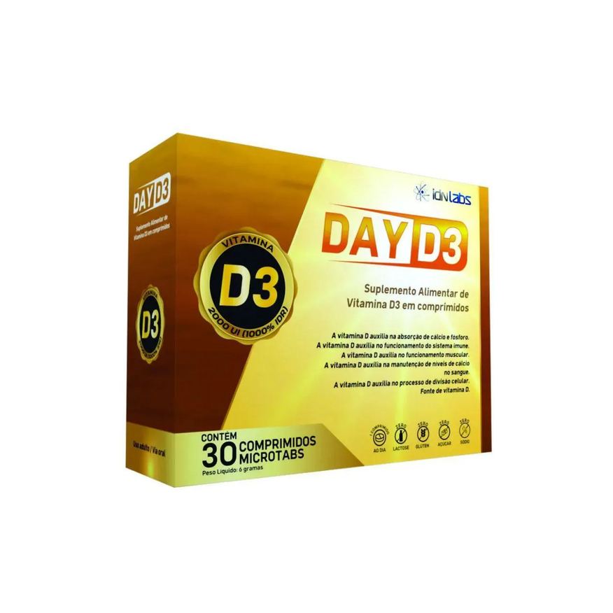 Idn Labs Day D3 - 30 Comprimidos Microtabs