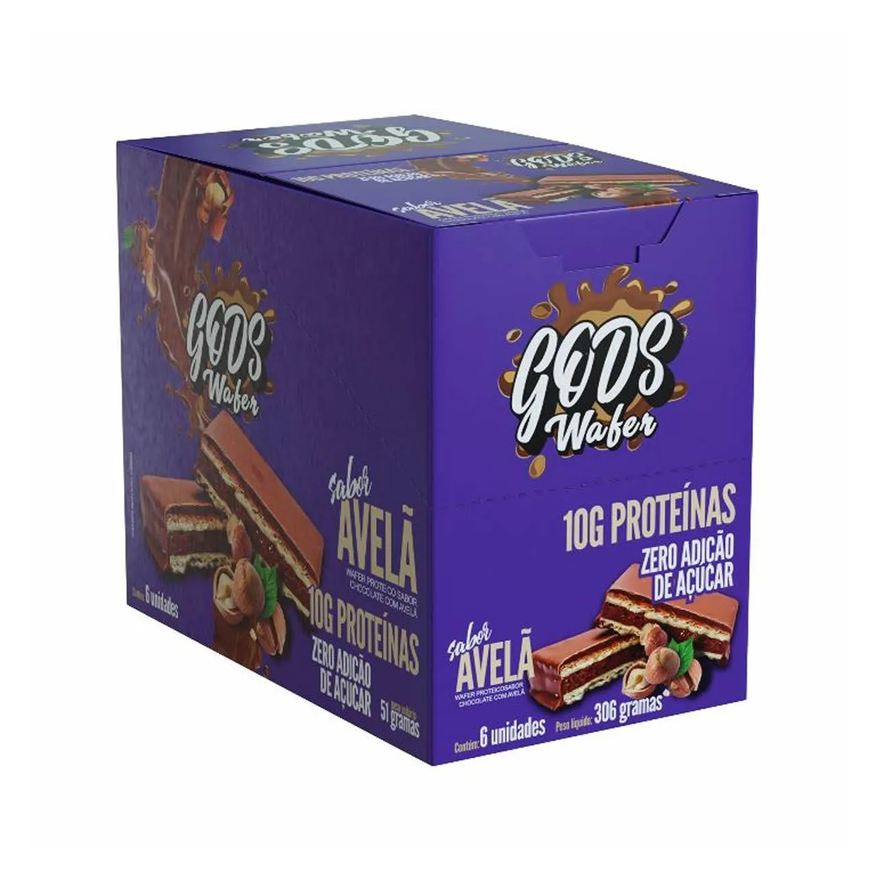 Canibal Gods Wafer - 6 Unidades de 51g Avelã