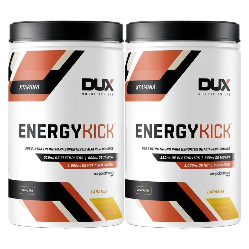 Dux Kit 2X Energy Kick - 1000g Laranja - Nutrition