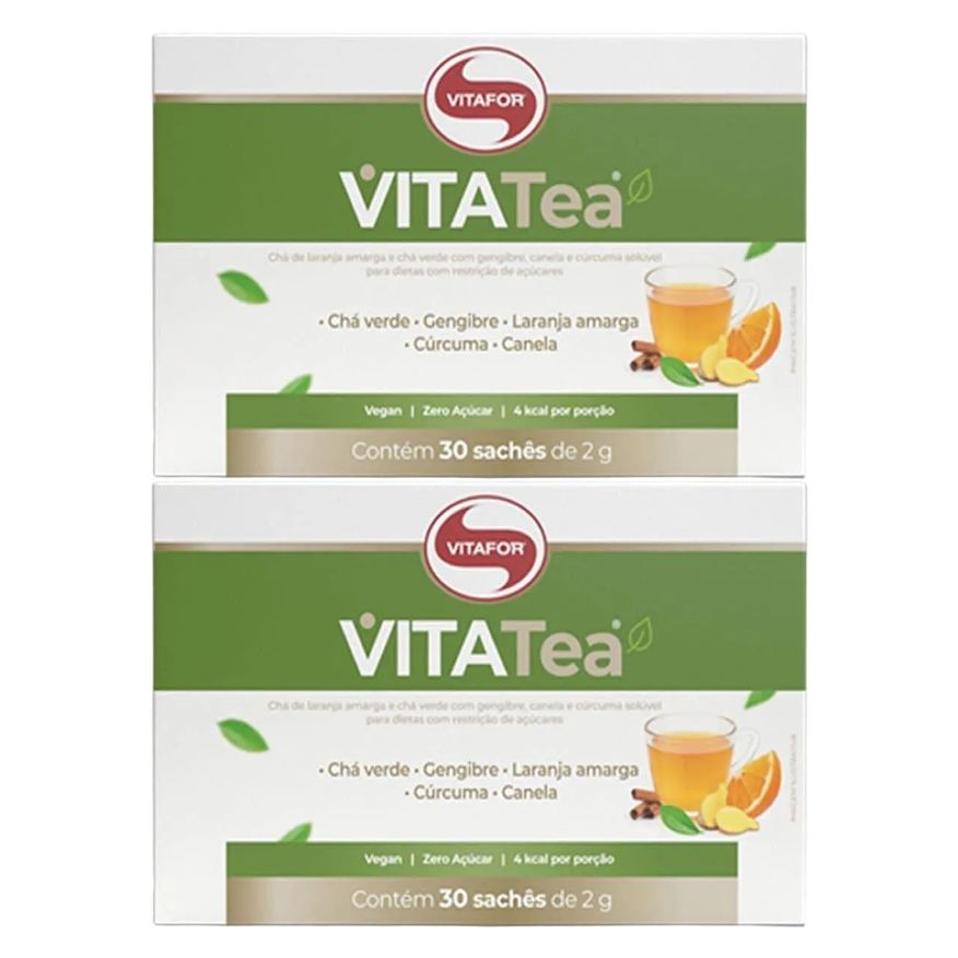 Vitafor Kit 2X Vitatea - 30 Sachês de 2g