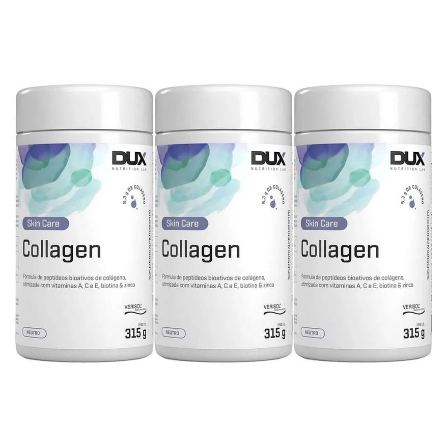 Dux Kit 3X Collagen Verisol - 315g Neutro - Nutrition