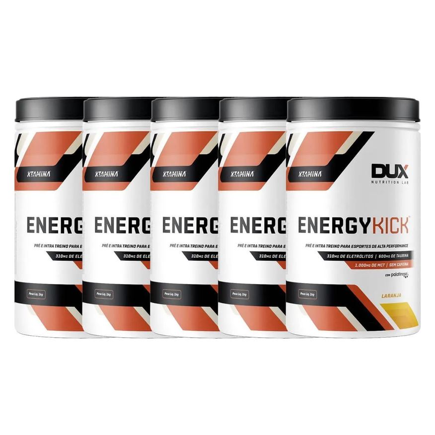 Dux Kit 5X Energy Kick - 1000g Laranja - Nutrition