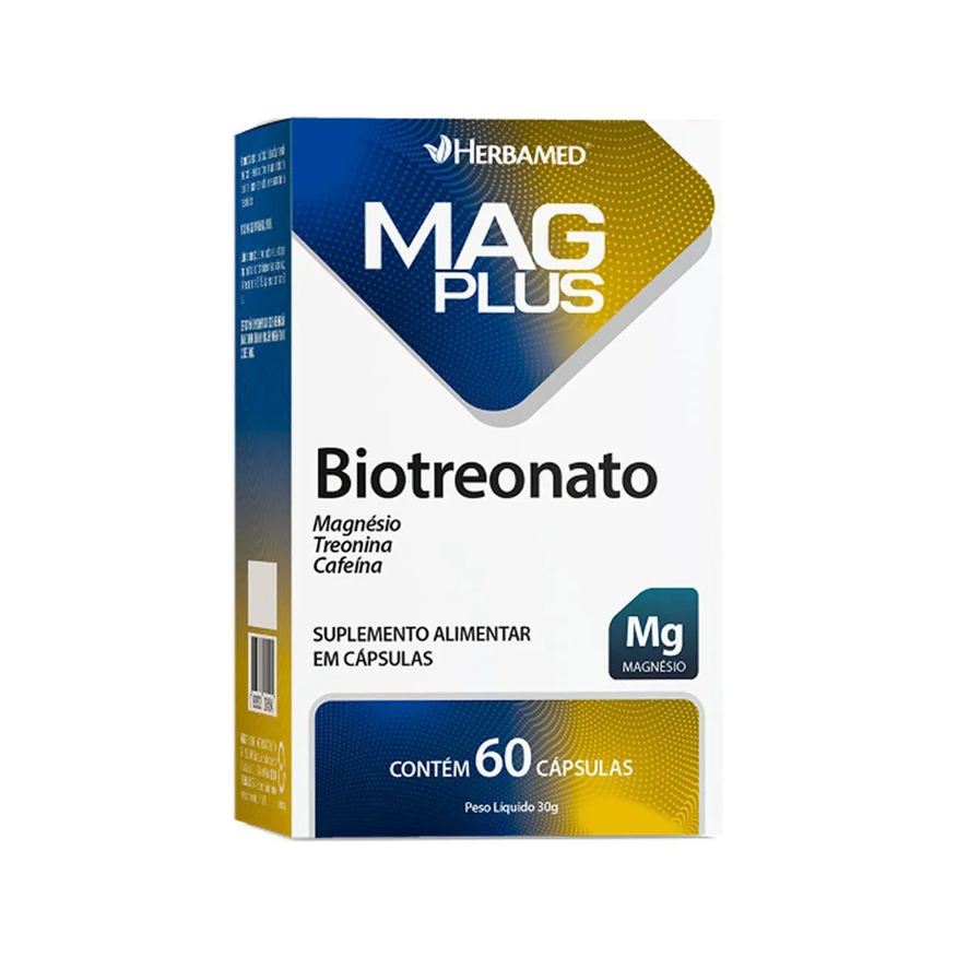 Herbamed Magplus Biotreonato - 60 Cápsulas