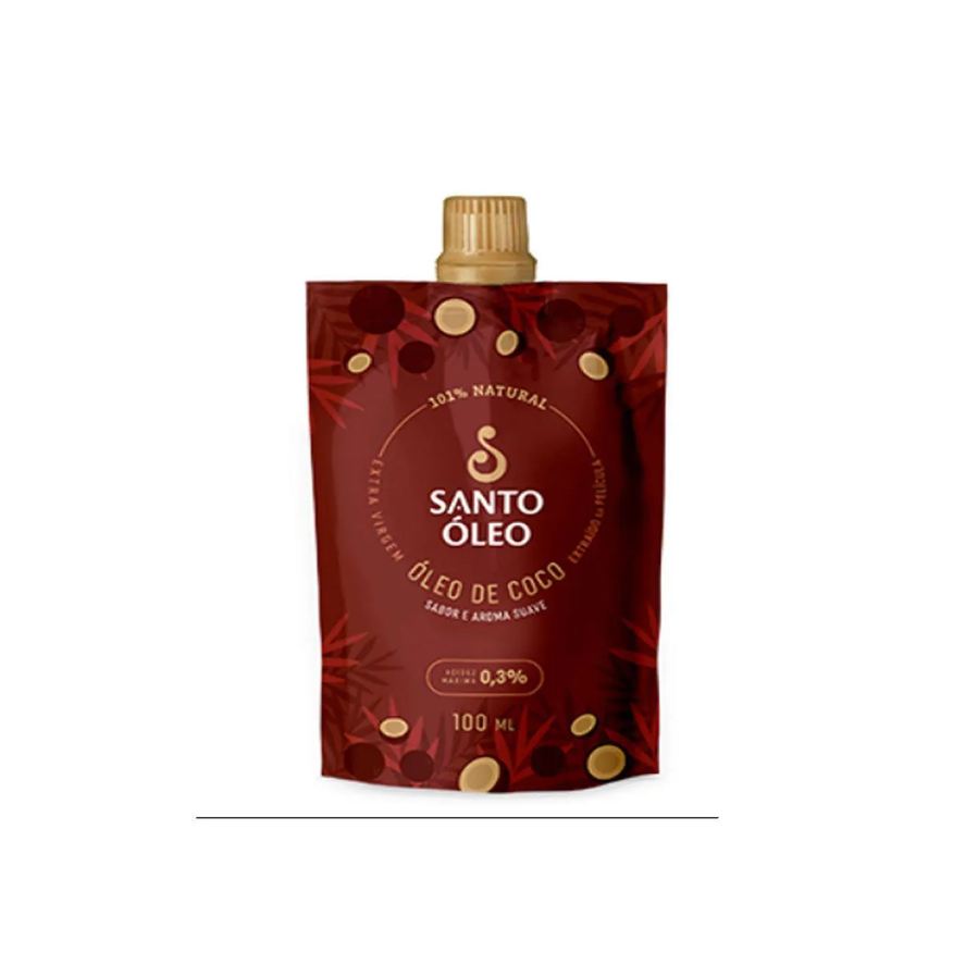 Santo Óleo Óleo de Coco Extra Virgem de Película - 100ml Refil