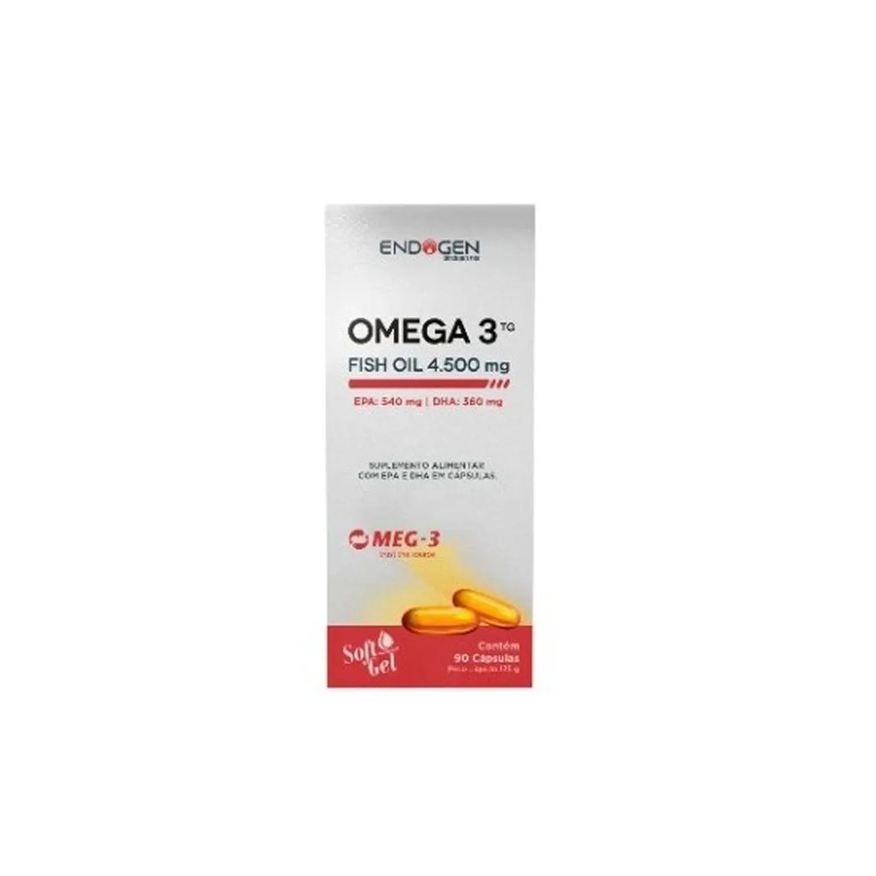 Endogen Ômega 3 Fish Oil 4500 - 90 Cápsulas