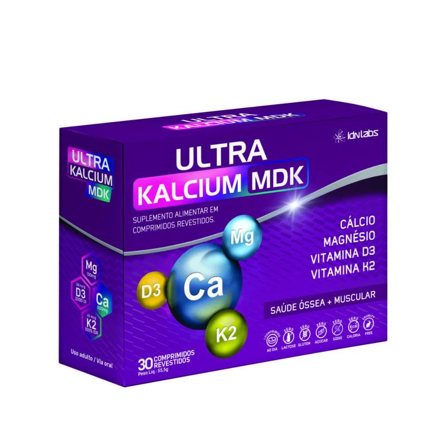 Idn Labs Ultra Kalcium Mdk Ultra Concentrado - 30 Comprimidos