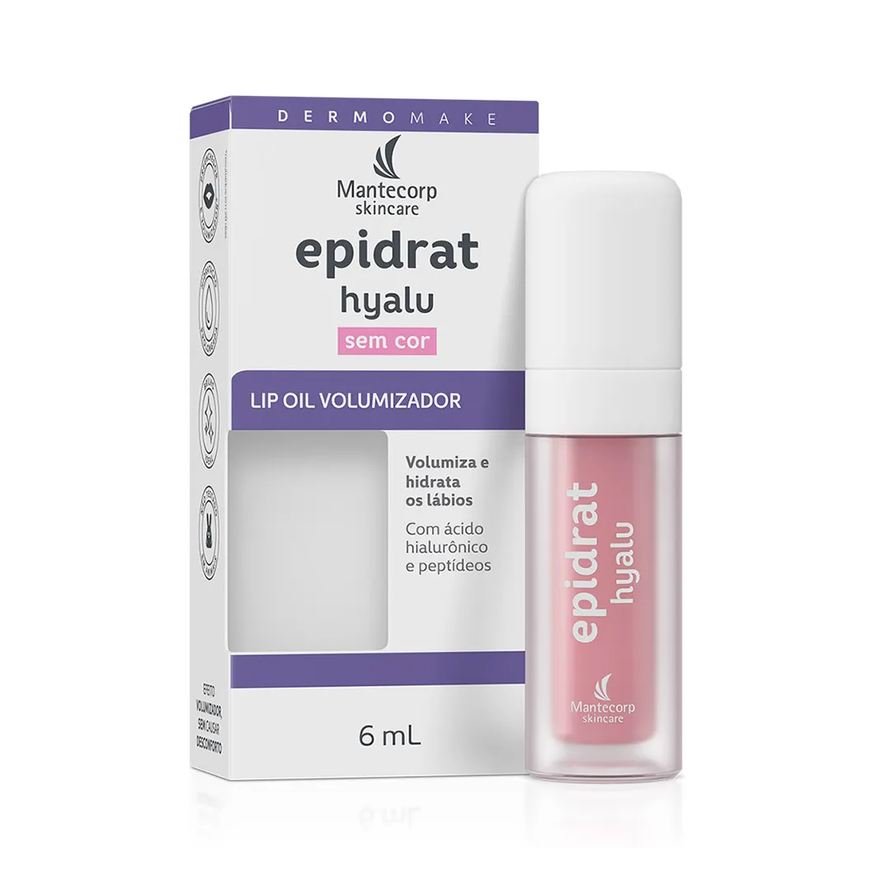 C/ Kit 3 Lip Oil - Epidrat Hyalu sem Cor