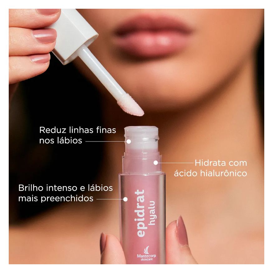 C/ Kit 3 Lip Oil - Epidrat Hyalu sem Cor