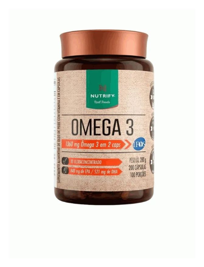 Nutrify Ômega 3 1360mg (200 Cápsulas) - Padrão: Único