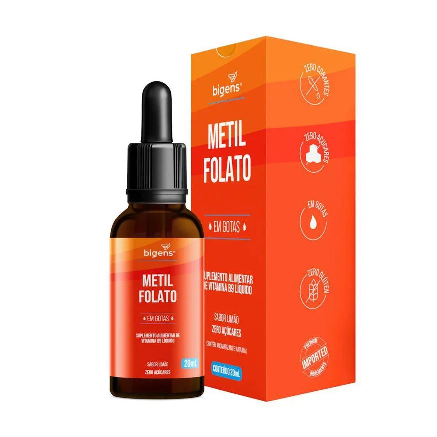 Bigens Vitamina B9 Metil Folato Metilfolato 20ml
