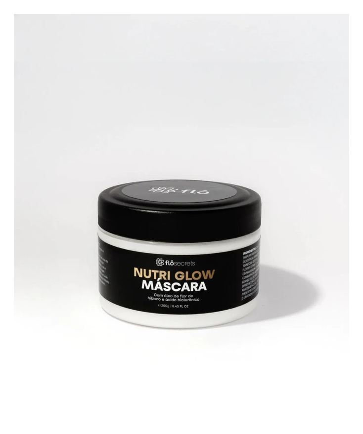 Flôsecrets Nutri Glow Máscara com Óleo de Flor de Hibisco e Ácido Hialurônico 250ml