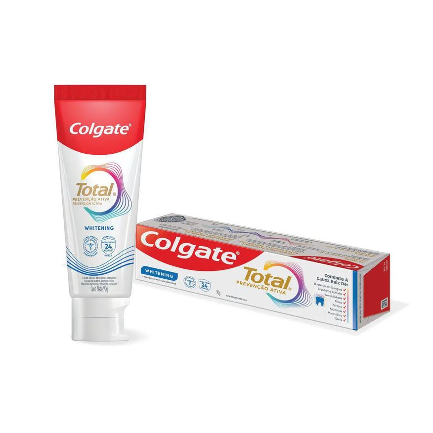 Colgate Creme Dental Total Prevenção Ativa Whitening 90g