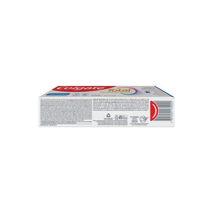 Colgate Creme Dental Total Prevenção Ativa Whitening 90g