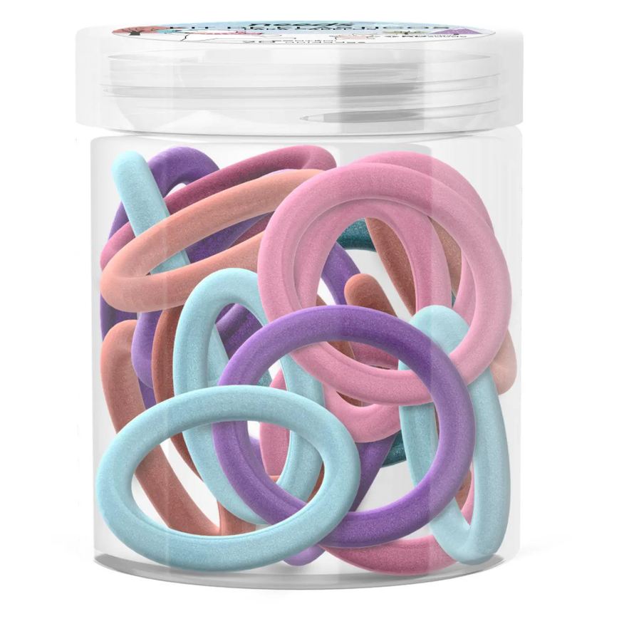 Needs Kit de Elásticos para Cabelos Pote 20 unidades