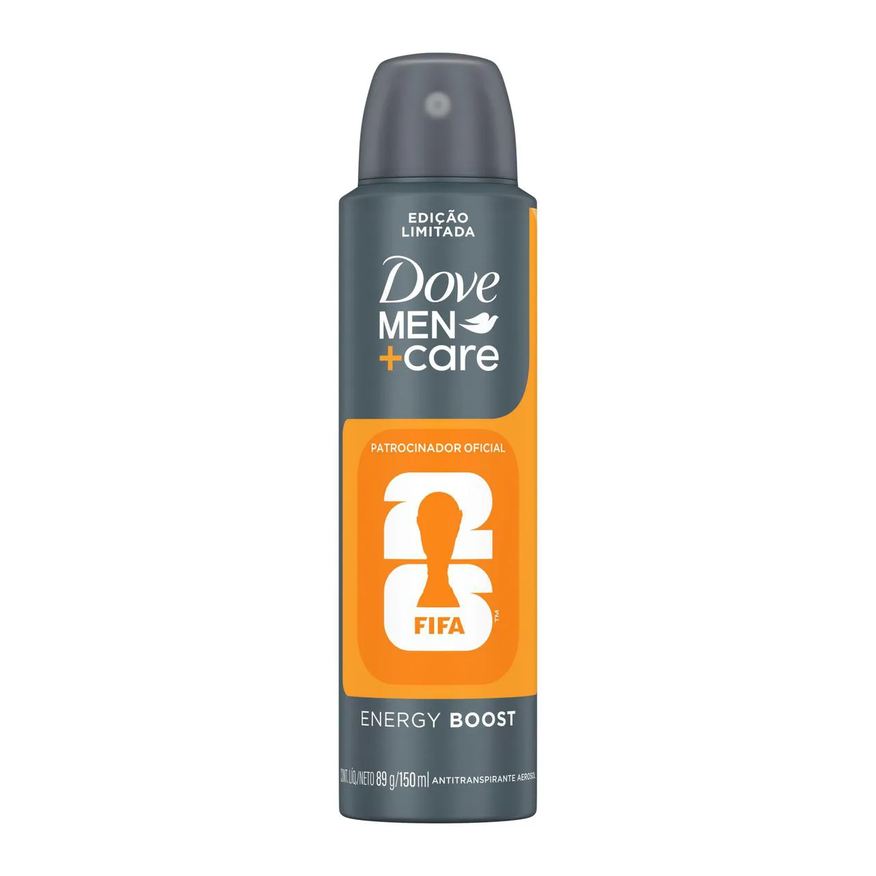 Dove Desodorante Antitranspirante Aerossol Men +Care Energy Boost Masculino 72h 150ml
