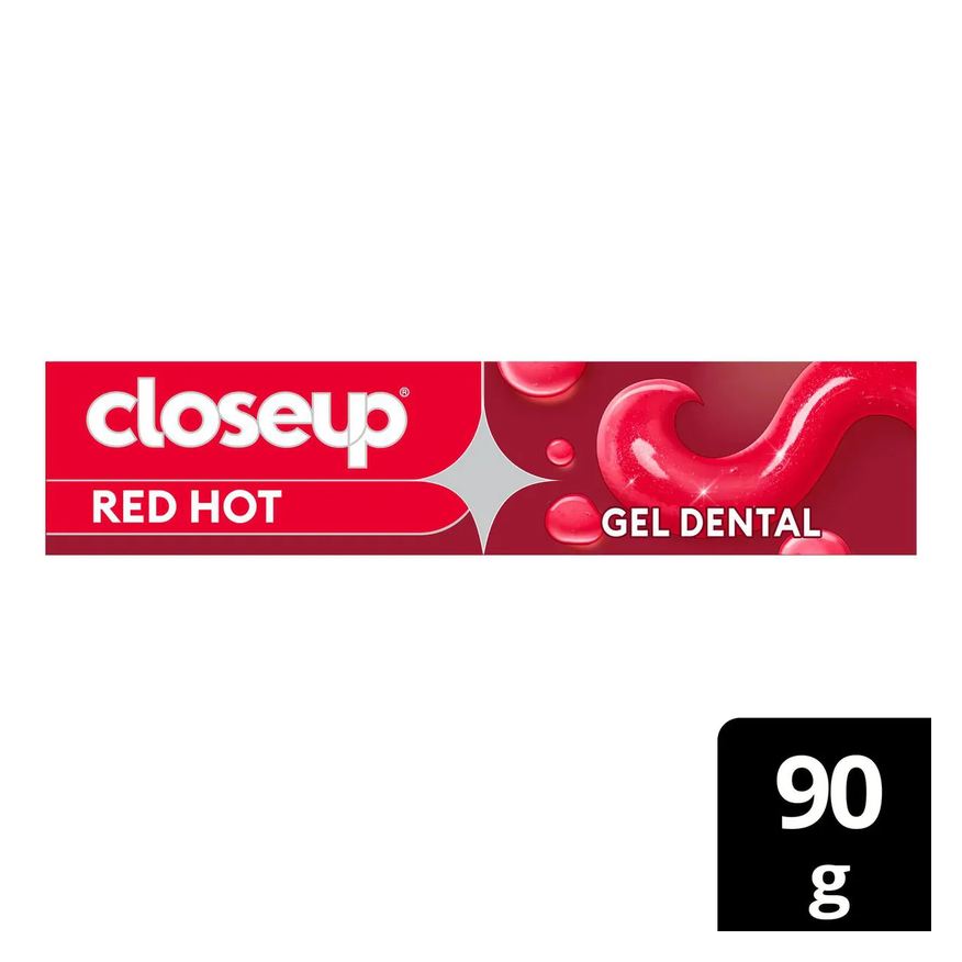 Dental Gel Closeup Proteção 360° Fresh Red Hot 90g