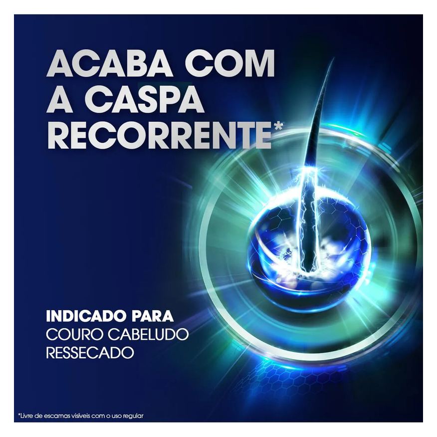 Anticaspa Shampoo Clear Men Limpeza Diária 2 em 1 400ml