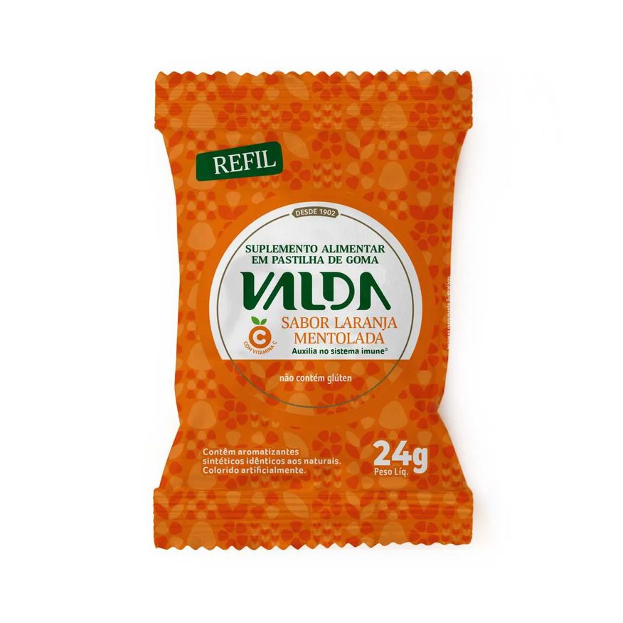 Valda Chiclete Diet Tablete 6 Unidades
