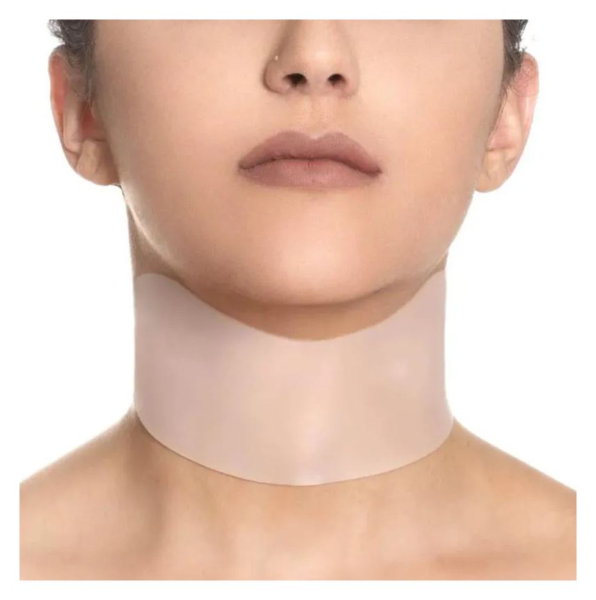 Siliskin Adesivo de Silicone em Gel para Tratamento de Rugas no Pescoço