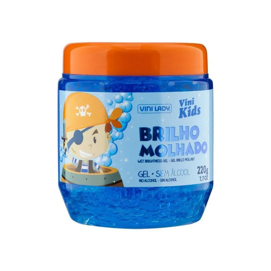 Nan Gel Condicionante Kids Brilho Molhado Vinilady 220g