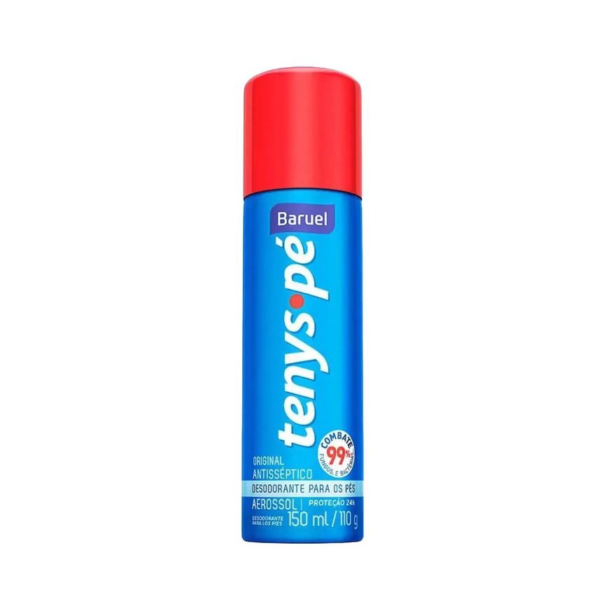 Tenys Pe Desodorante Para os Pés Tenys Pé Original Aerosol com 110g