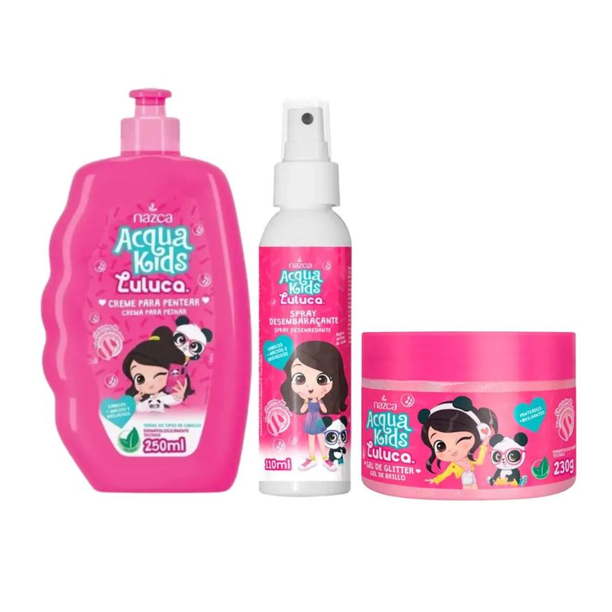 Nazca Kit Cuidado Infantil Divertido Acqua Kids Luluca