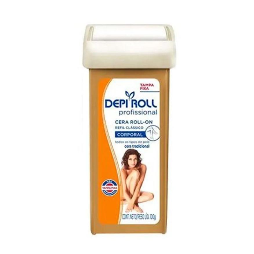 Depi Roll Cera Rollon Depil Roll Refil Tradicional 100g