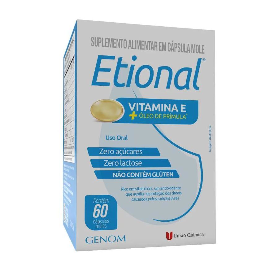 Genom Etional Vitamina e + Oleo de Primola 60 Capsulas Moles