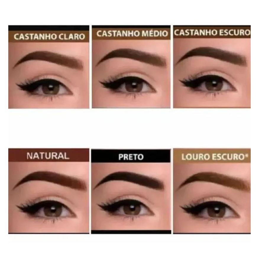 Pronta Henna para Sobrancelhas Indiana Beauty Castanho Escuro