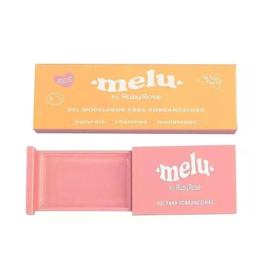 Ruby Rose Gel para Sobrancelhas Melu By Hb-F518 com Efeito Natural e Secagem Rápida