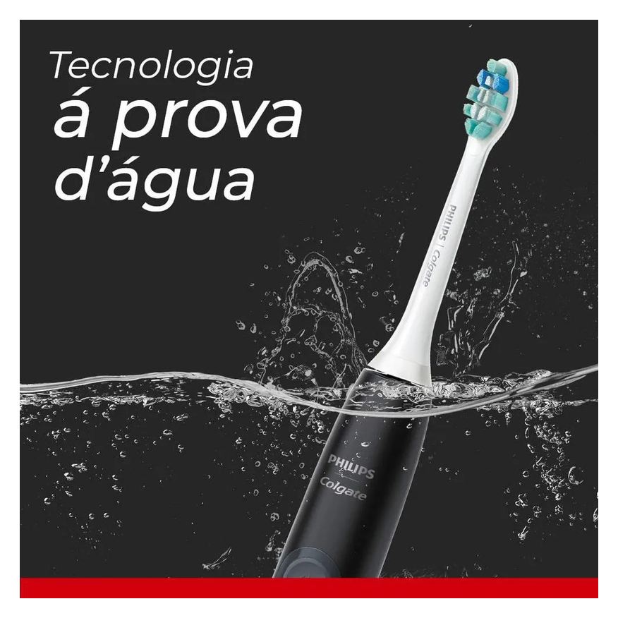 Colgate Escova de Dente Elétrica Philips SonicPro 50 + 2 Refis + 1 Estojo