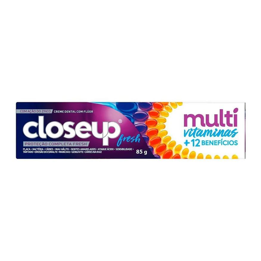 Closeup Creme Dental Close-Up Multivitaminas Fresh 85g