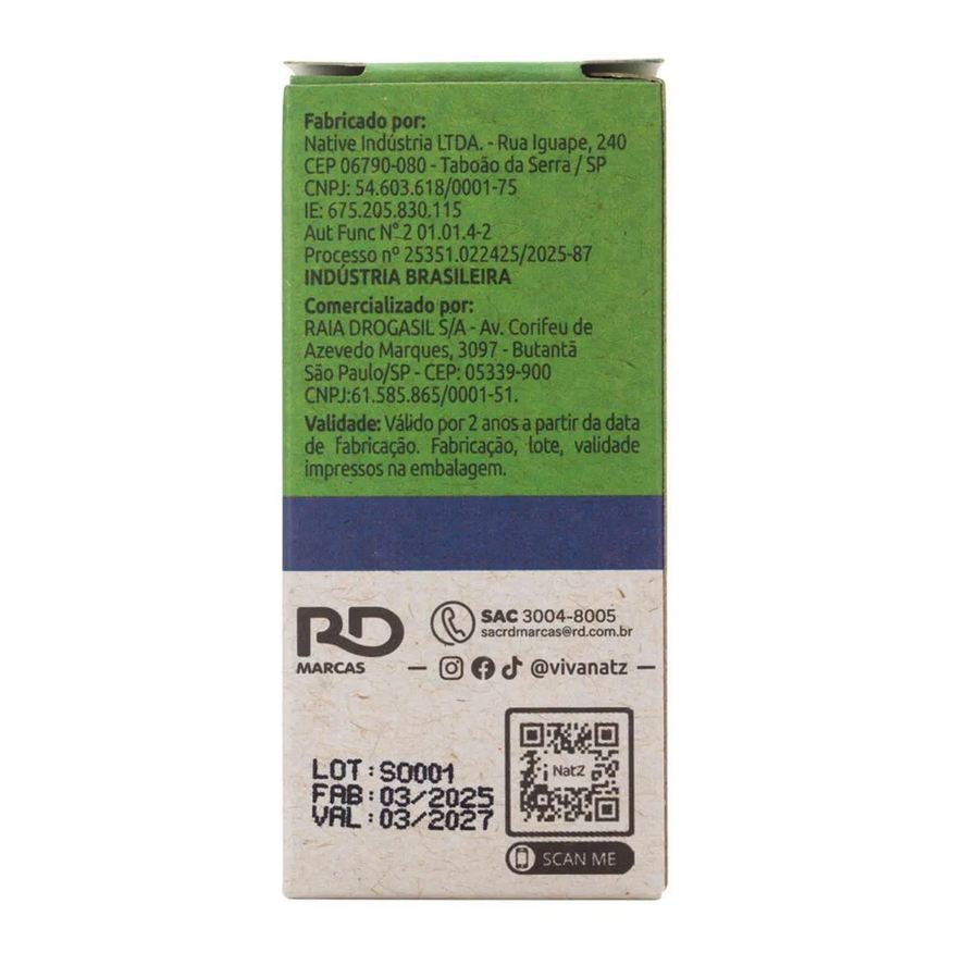 Essencial Óleo Natz Sono Laranja Doce e Lavanda 10ml